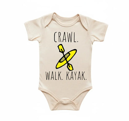 Kayak River Lake Newborn Baby Onesie® Bodysuit
