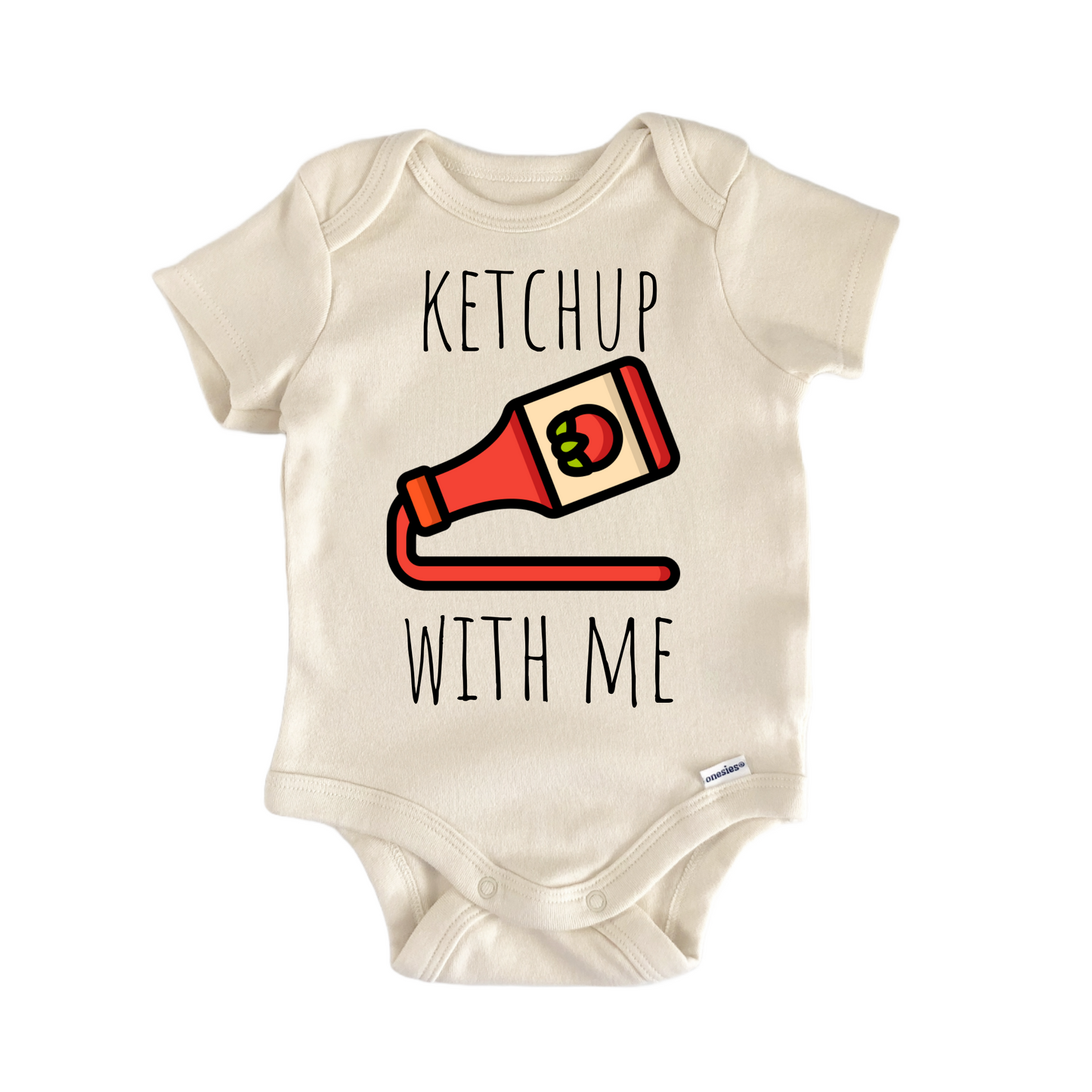 Ketchup Tomato Condiment Newborn Baby Onesie® Bodysuit