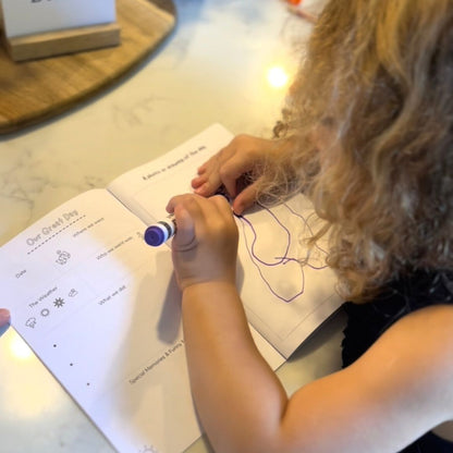 Kids Great Day Journal- Blue Wave