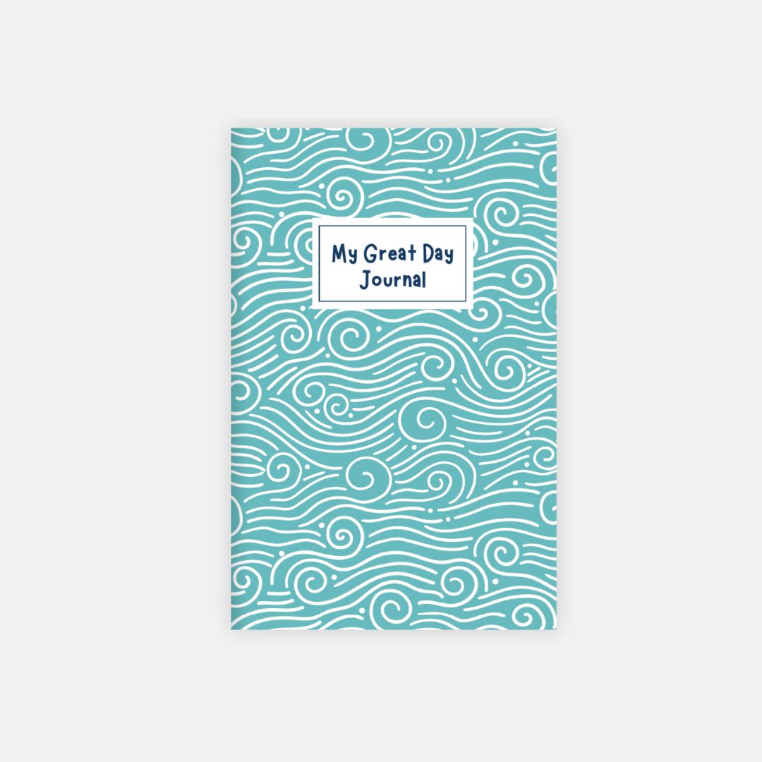 Kids Great Day Journal- Blue Wave