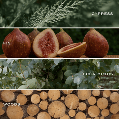 Let It Snow Soy Candle -  9 oz Amber Jar