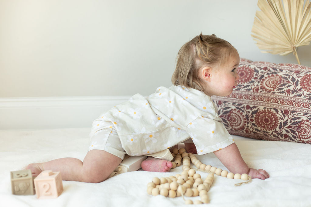 Emoji/Smiley face Short Sleeve Baby Lounge set