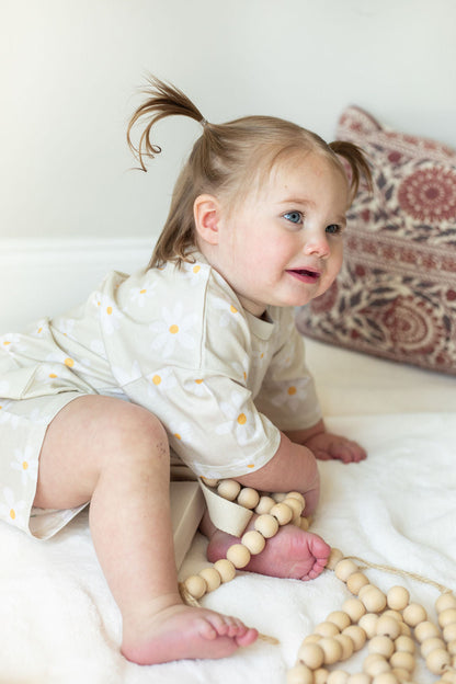 Checkered Short Sleeve Baby Lounge set