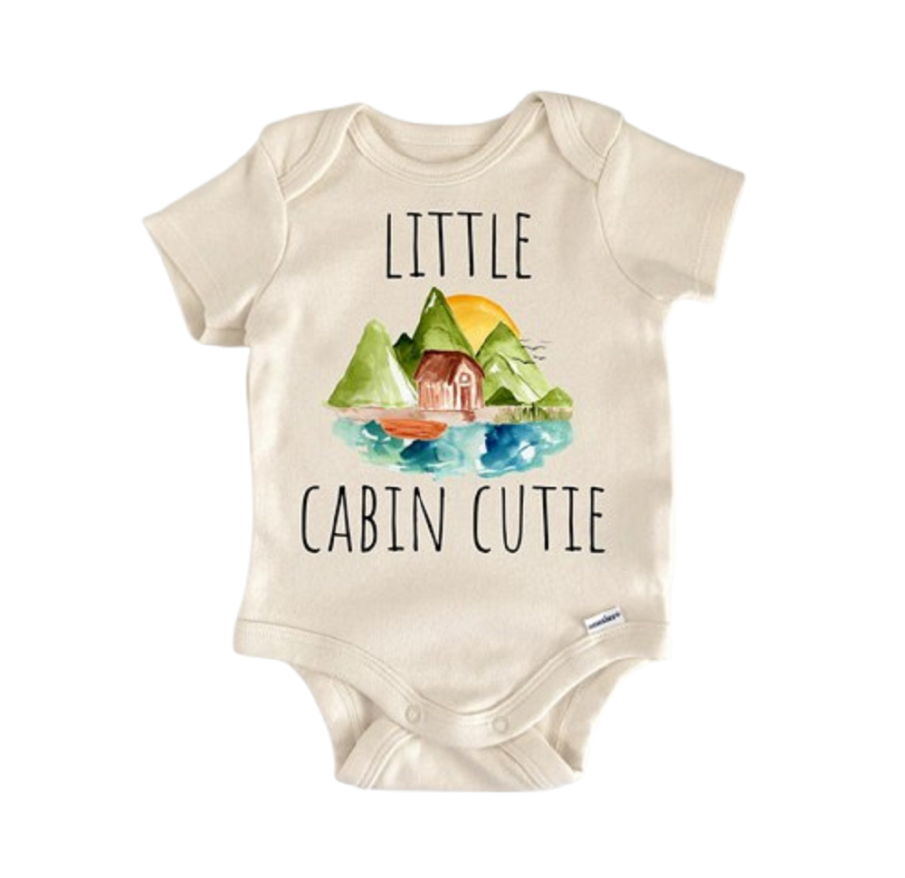 Lake Life Crew Cabin Newborn Baby Onesie® Bodysuit