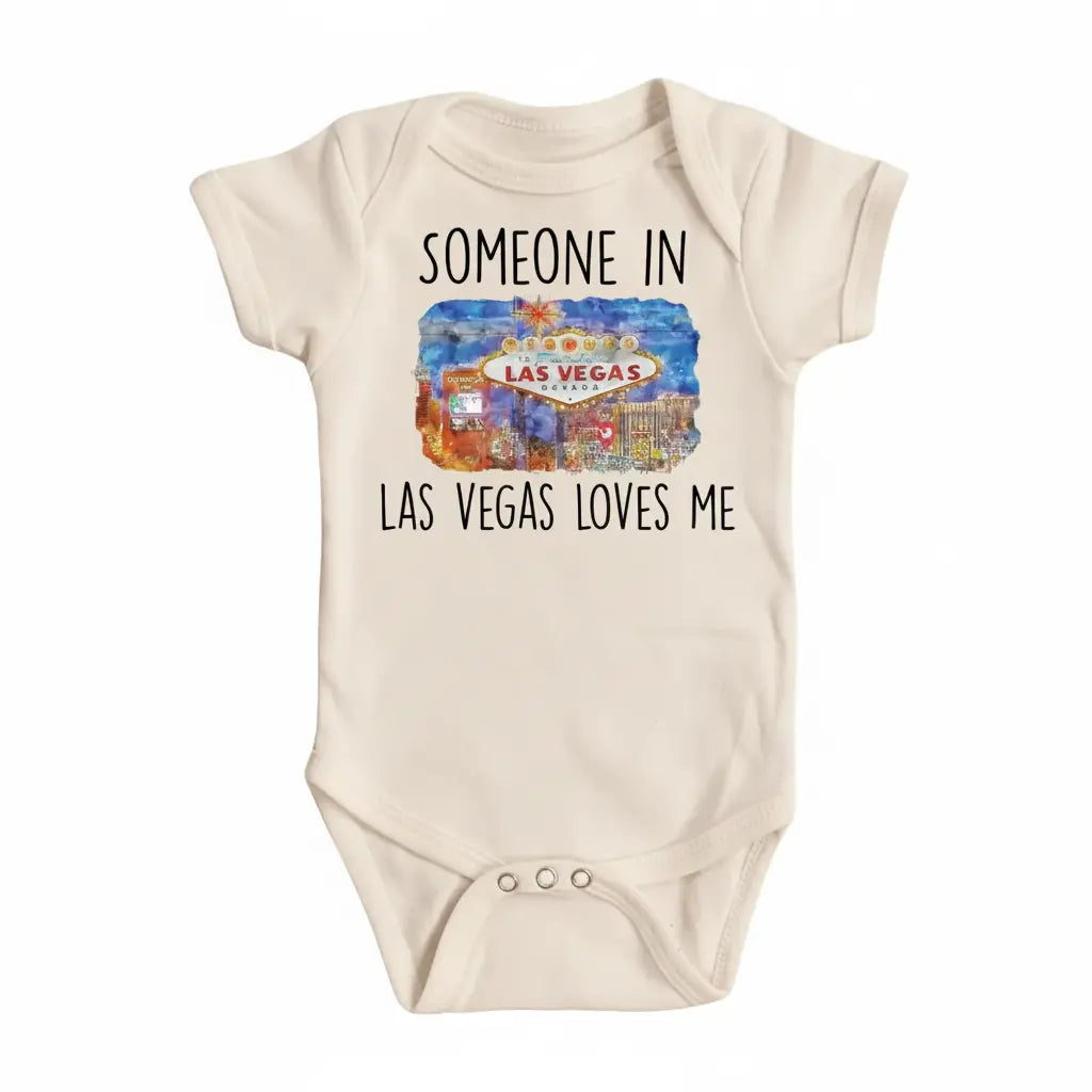 Las Vegas Scene Newborn Baby Onesie® Bodysuit