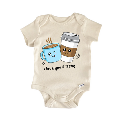 Latte Best Friends Bff Newborn Baby Onesie® Bodysuit