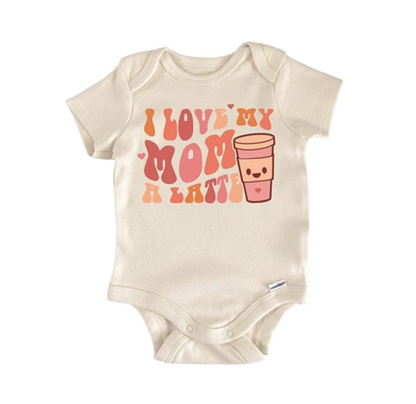 Latte Mama Coffee Newborn Baby Onesie® Bodysuit