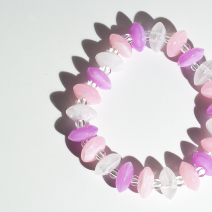 Lavender Cotton Bracelet