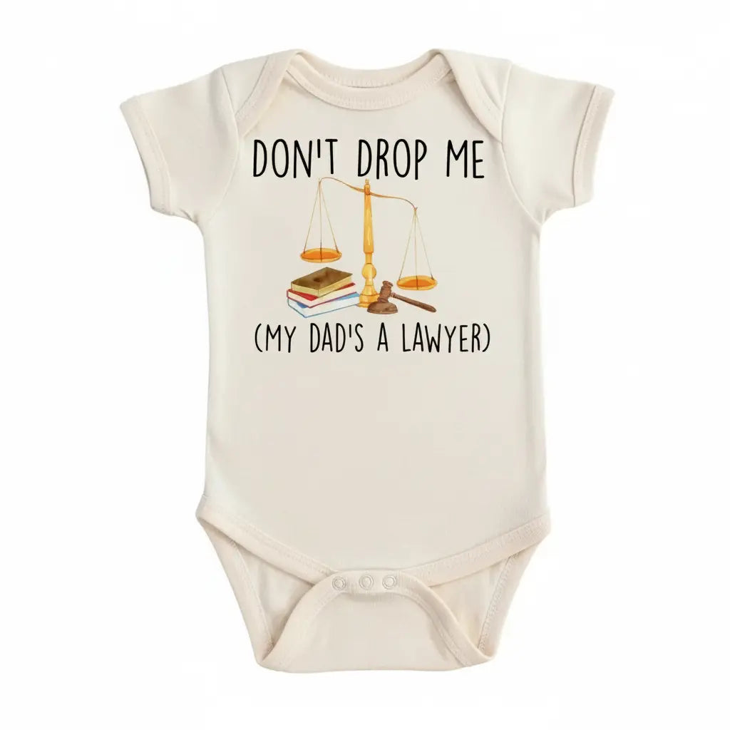Lawyer Drop Me Newborn Baby Onesie® Bodysuit