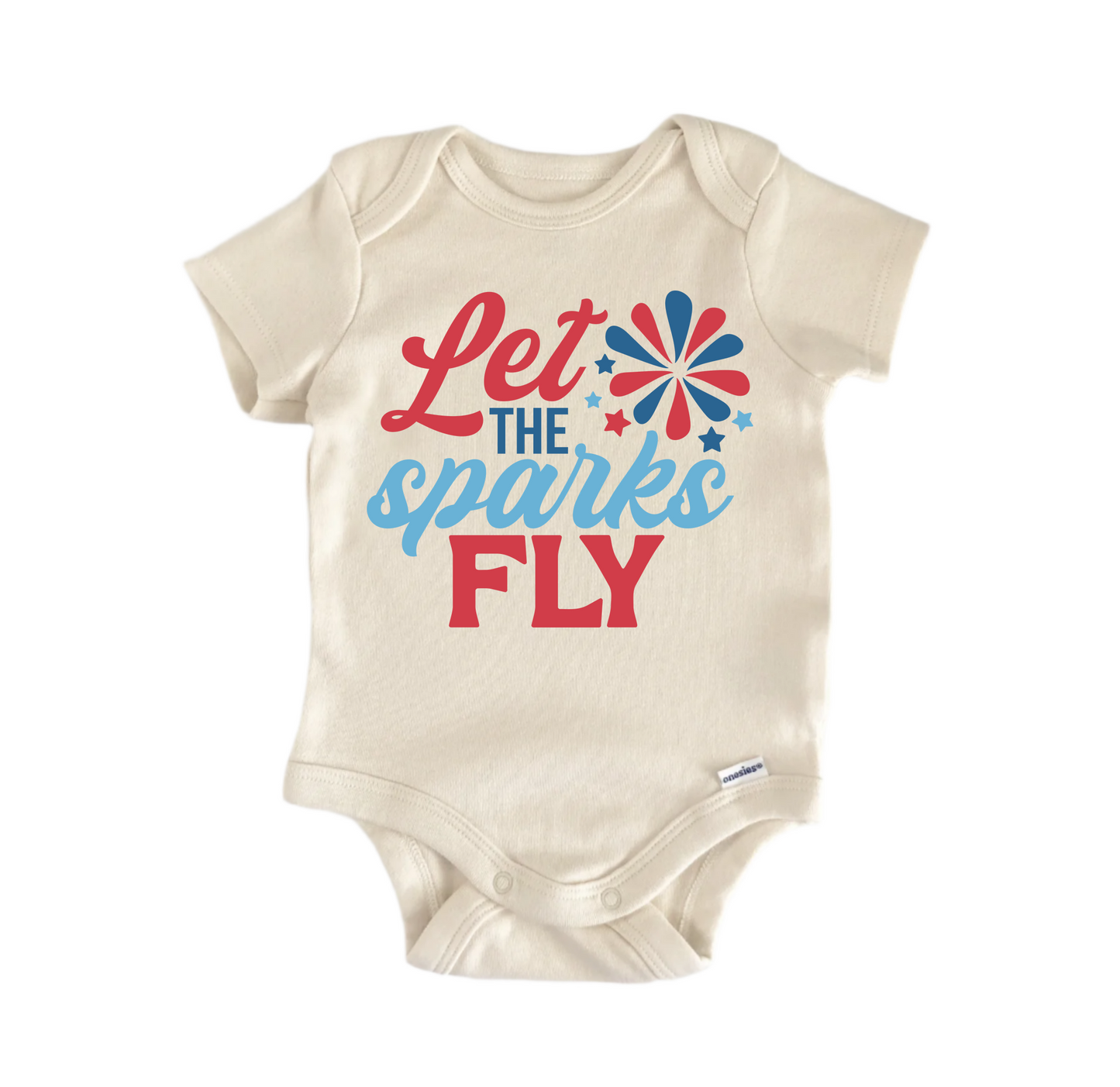 Let Sparks Fly America Newborn Baby Onesie® Bodysuit