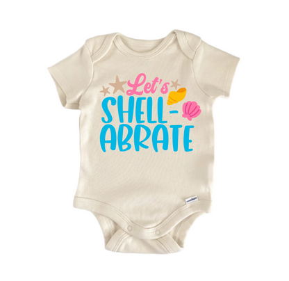 Lets Shell Abrate Newborn Baby Onesie® Bodysuit