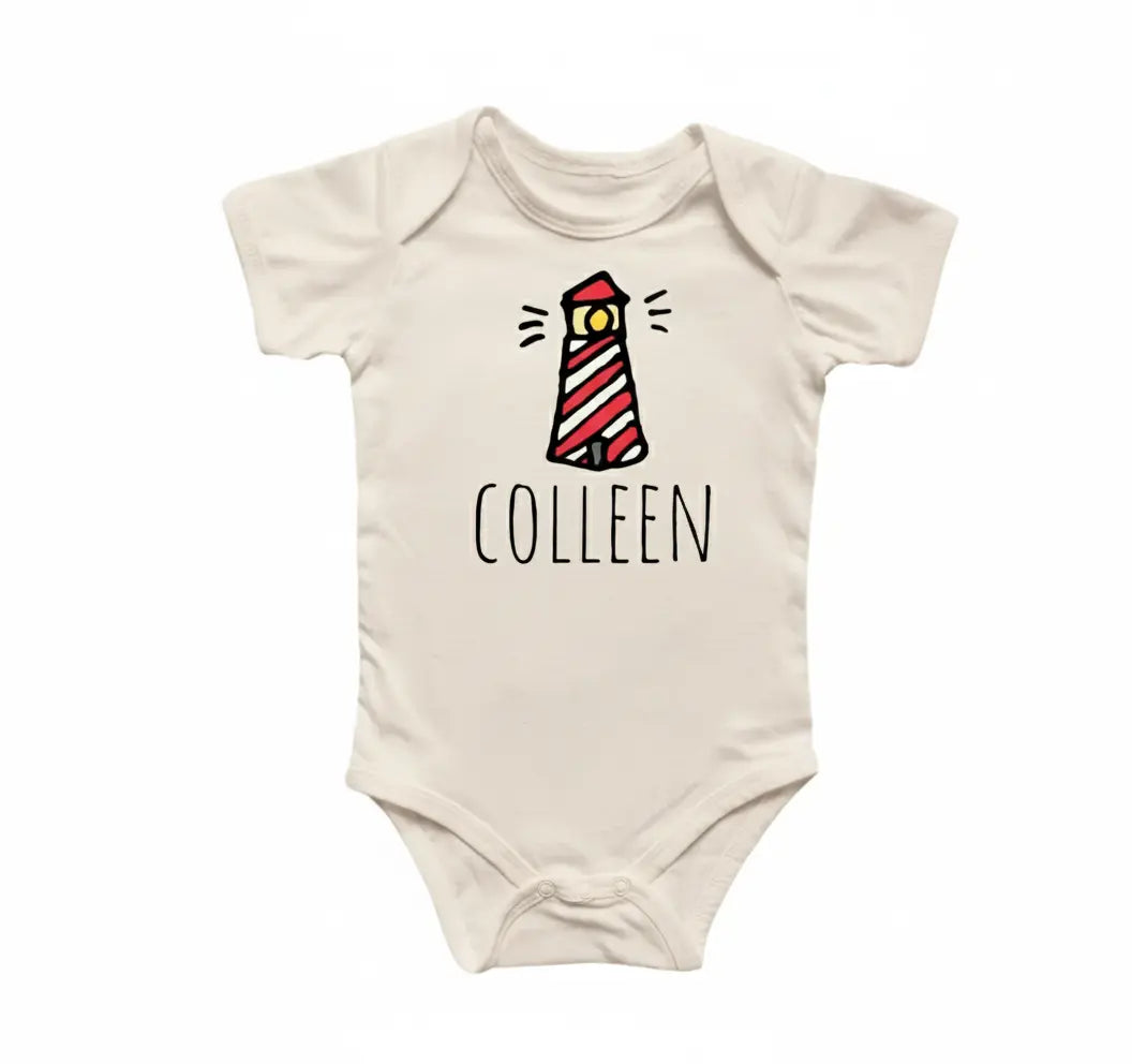 Lighthouse Nautical Newborn Baby Onesie® Bodysuit