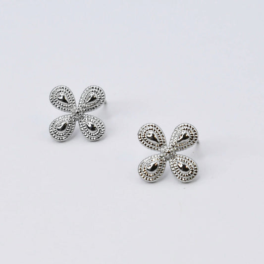 Lily Blush Silver Stud
