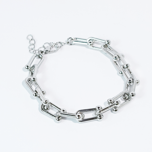 Link Up Silver Bracelet