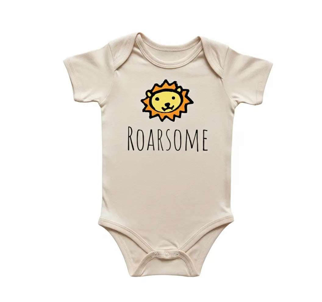 Lion Safari Animal Newborn Baby Onesie® Bodysuit