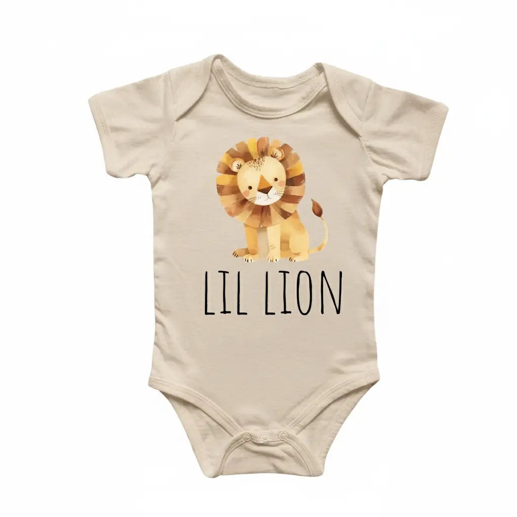 Lion Safari Newborn Baby Onesie® Bodysuit