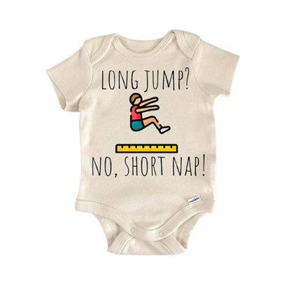 Long Jump Track Field Newborn Baby Onesie® Bodysuit