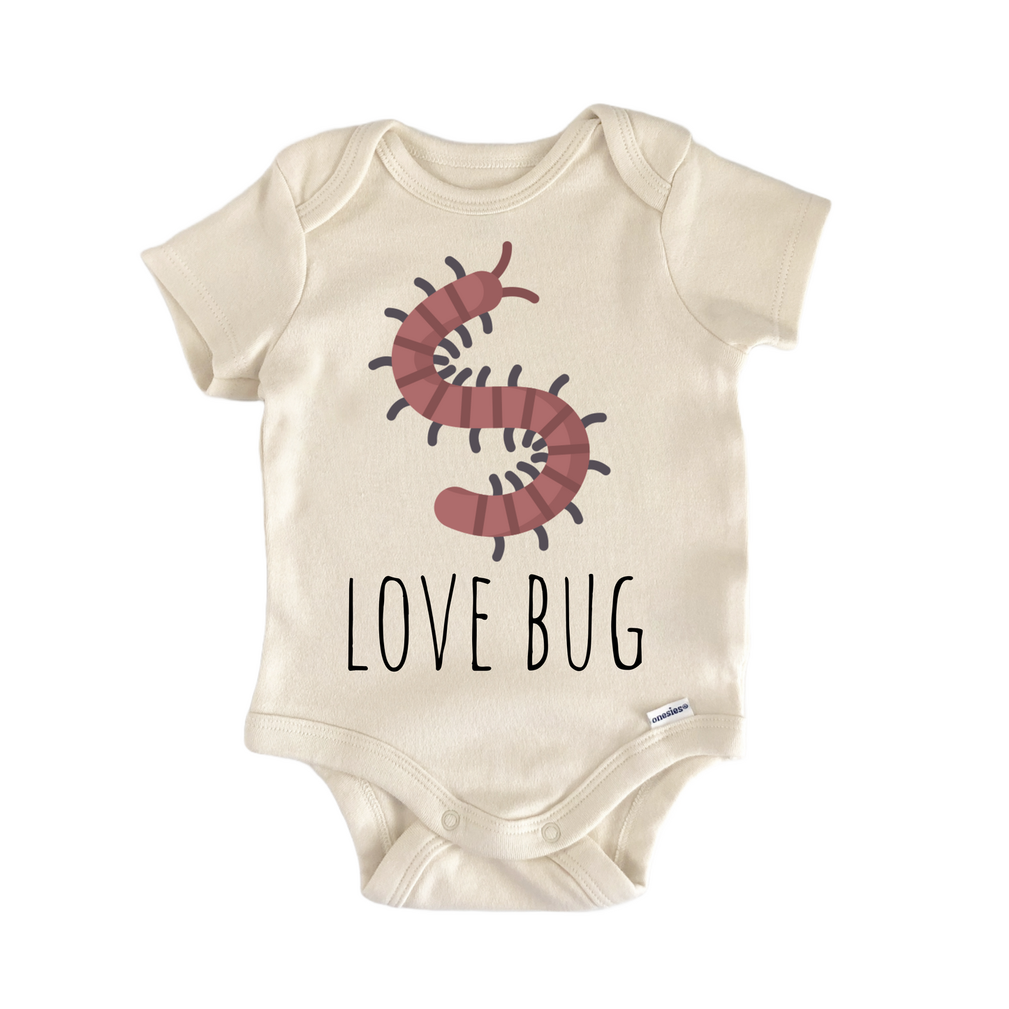 Love Bug Centipede Newborn Baby Onesie® Bodysuit