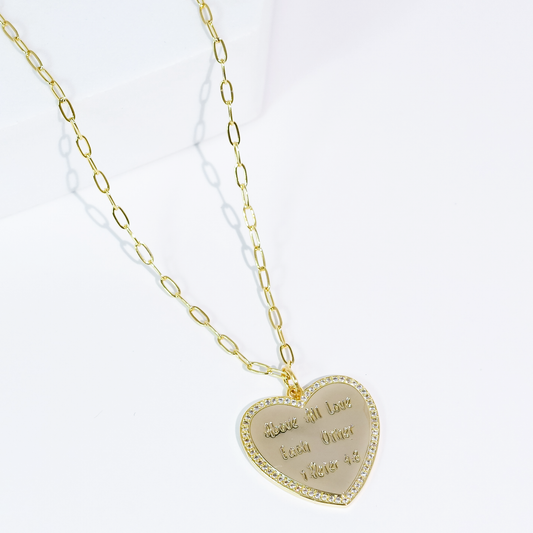 Love Each Other Gold Necklace