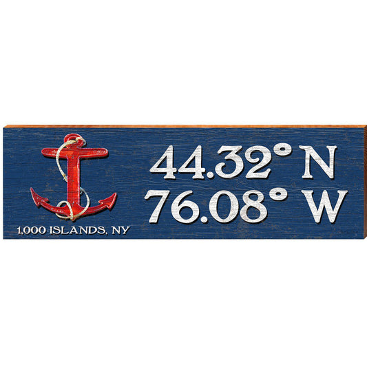 1000 Islands, New York Wooden Sign | Wall Art Print on Real Wood