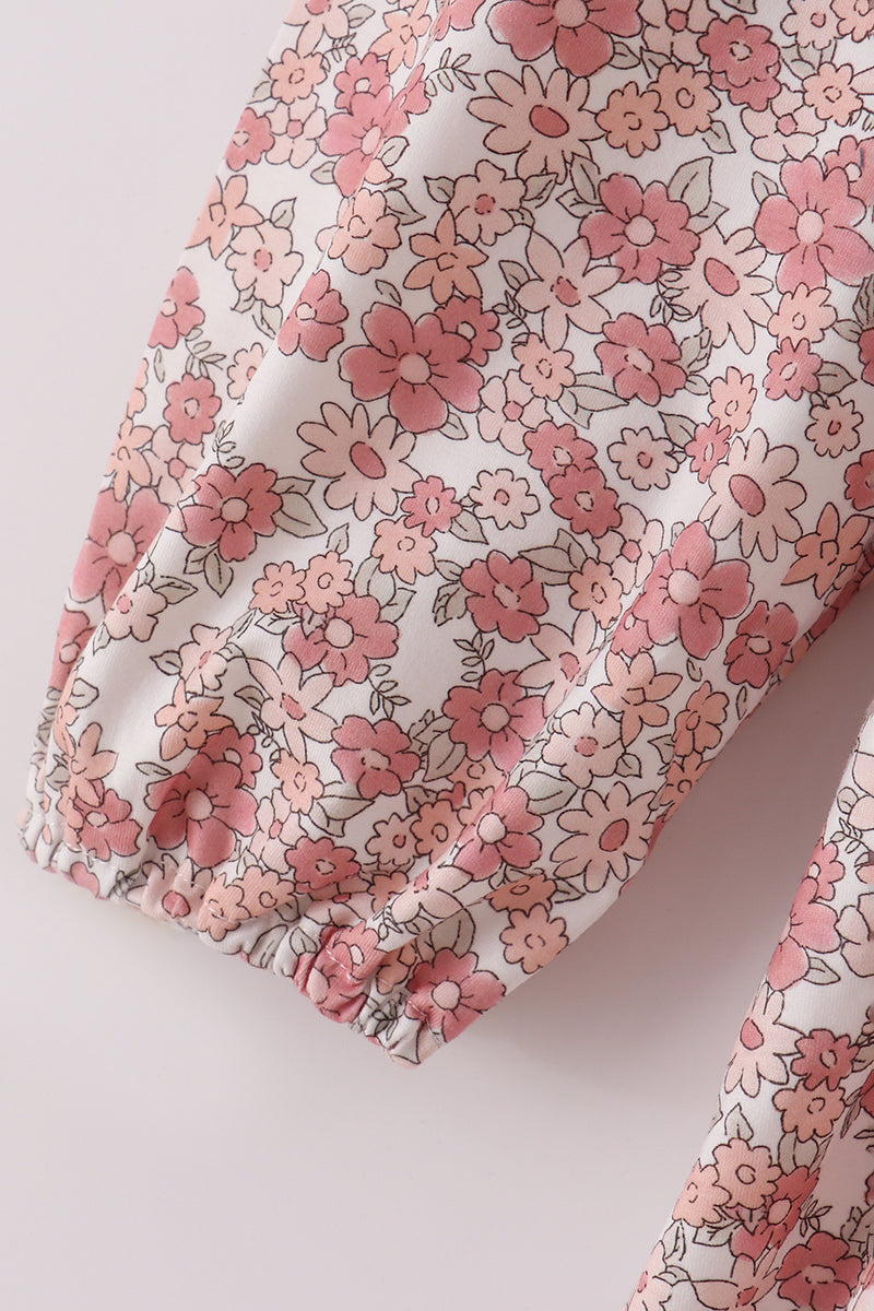 Floral print mom&me dress