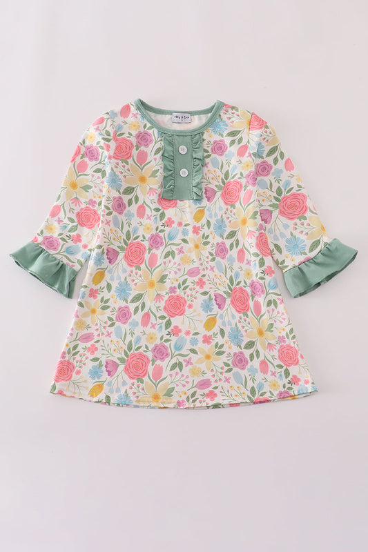 Floral print dress