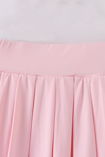 Pink Pleats active skorts