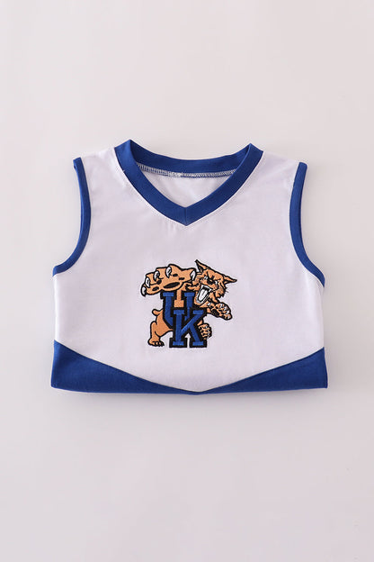 Kentucky embroidery skorts set