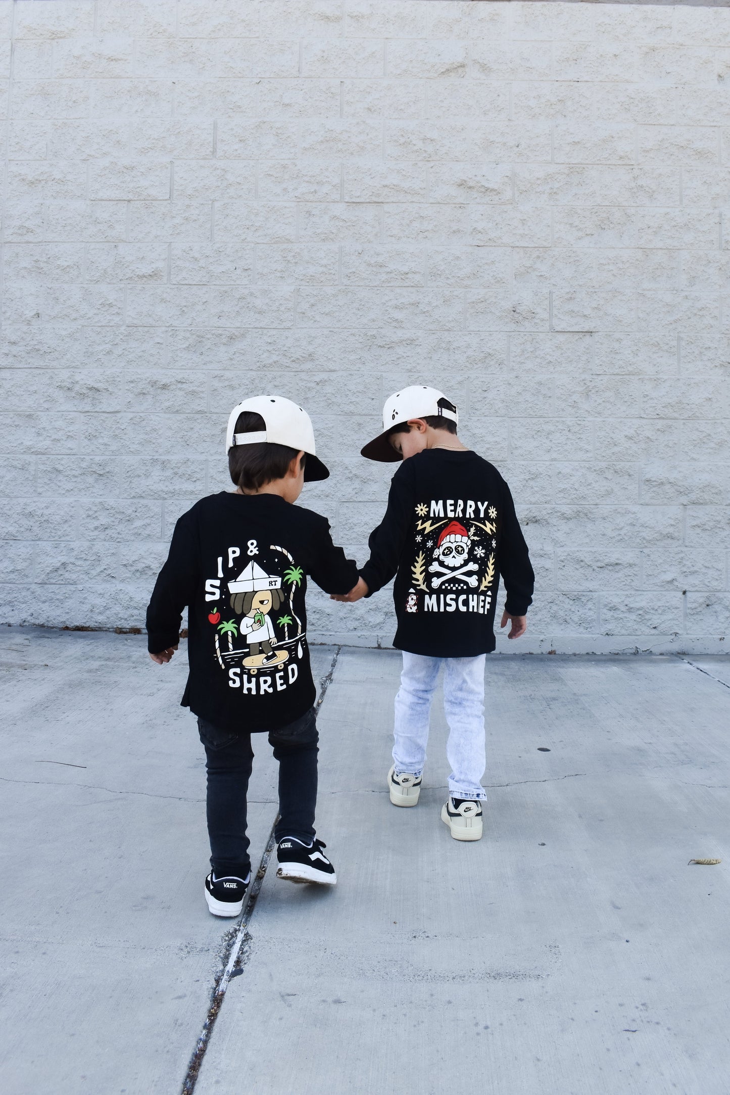 SIP & SHRED LONG SLEEVE TEE