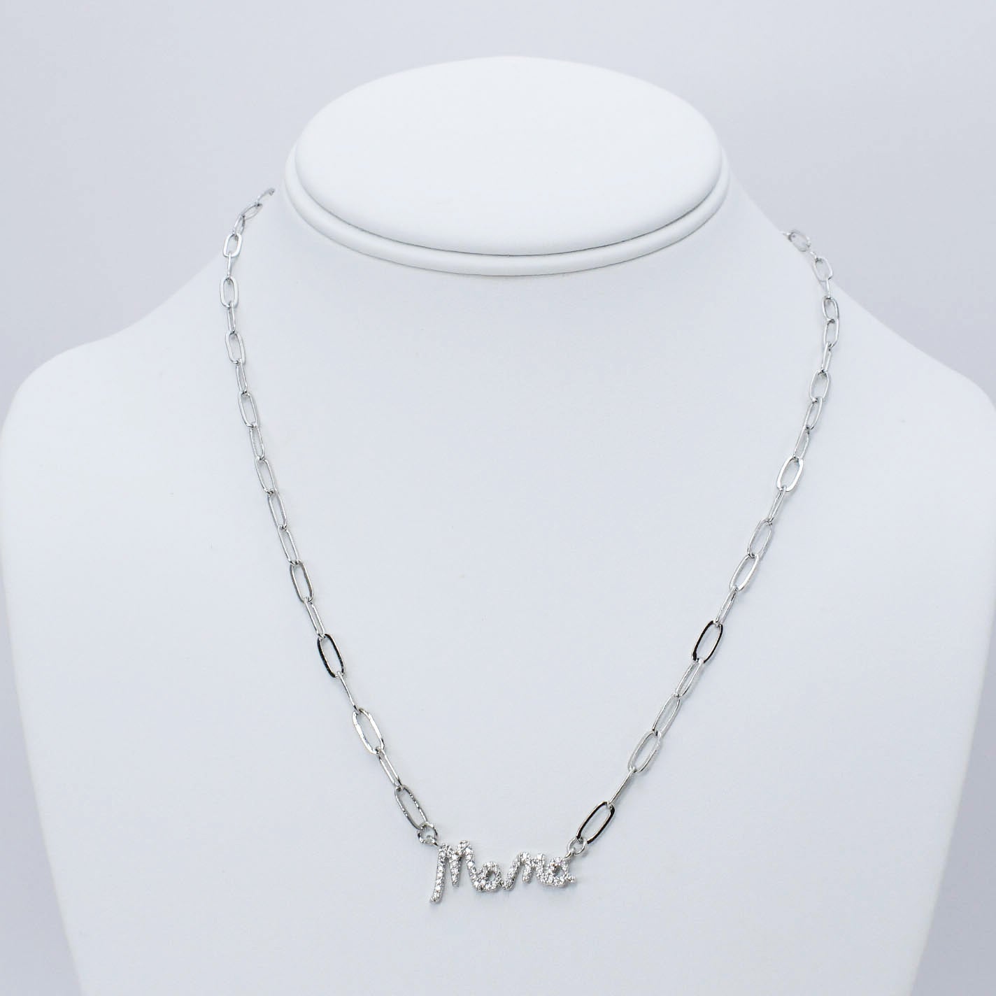 Mama Necklace Silver F29