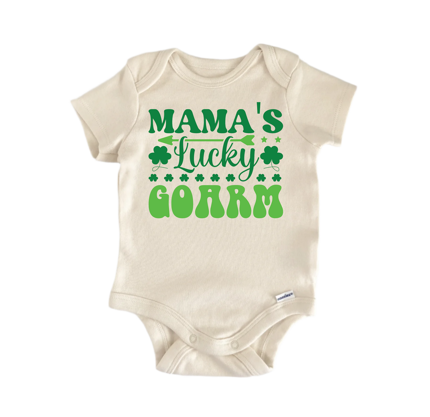 Mamas Lucky Charm St. Newborn Baby Onesie® Bodysuit