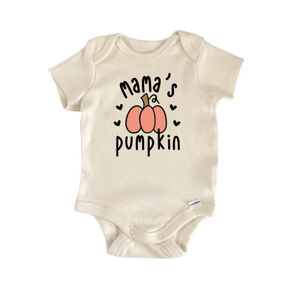 Mamas Pumpkin Fall Newborn Baby Onesie® Bodysuit