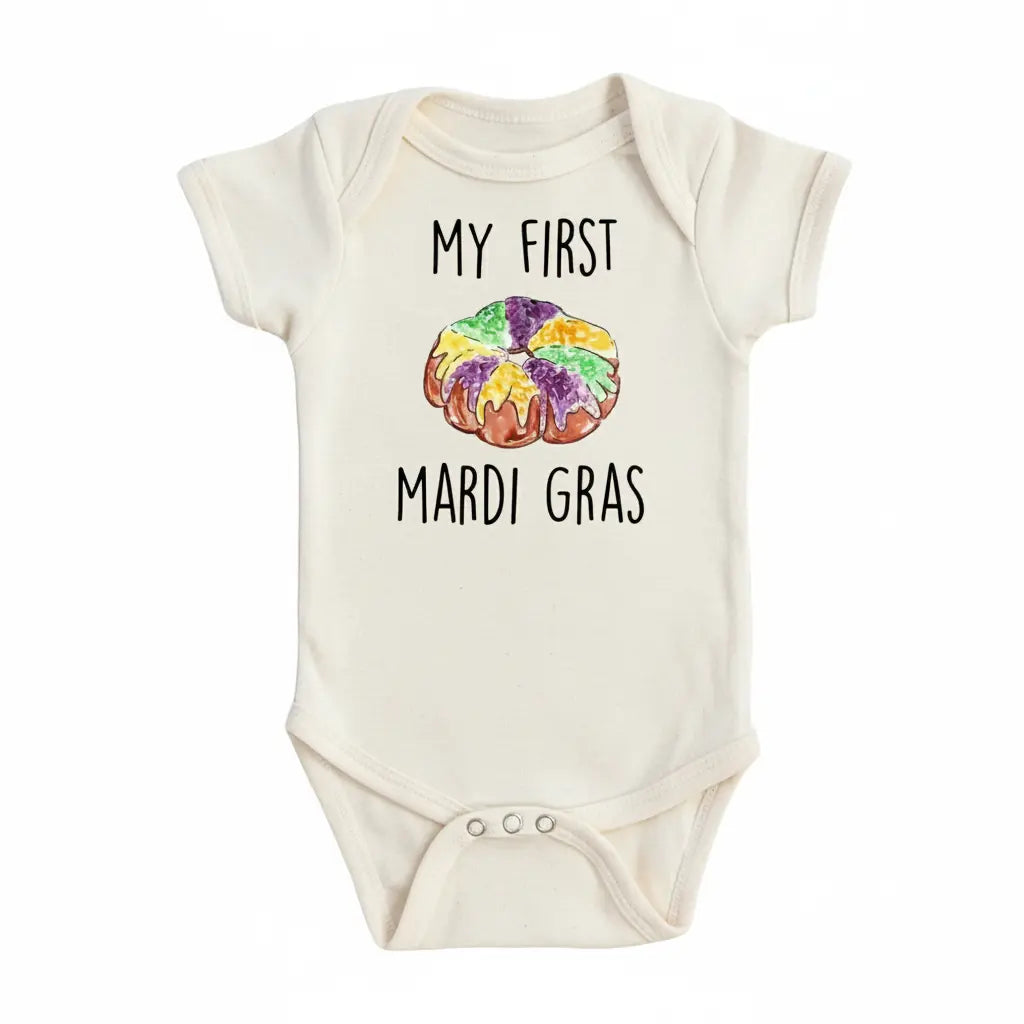 Mardi Gras Newborn Baby Onesie® Bodysuit