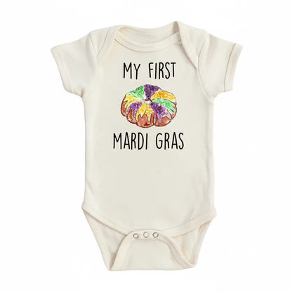 Mardi Gras Newborn Baby Onesie® Bodysuit