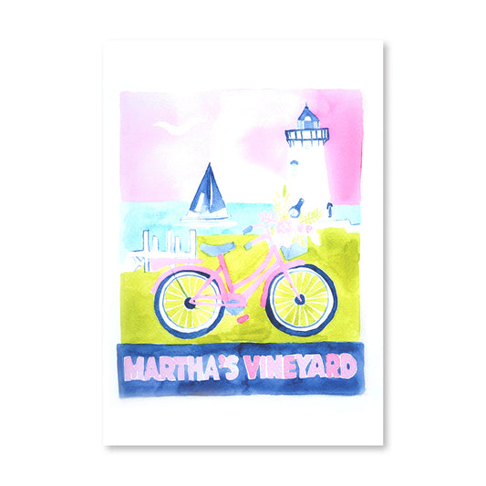 Martha's Vineyard Matchbook Art Print