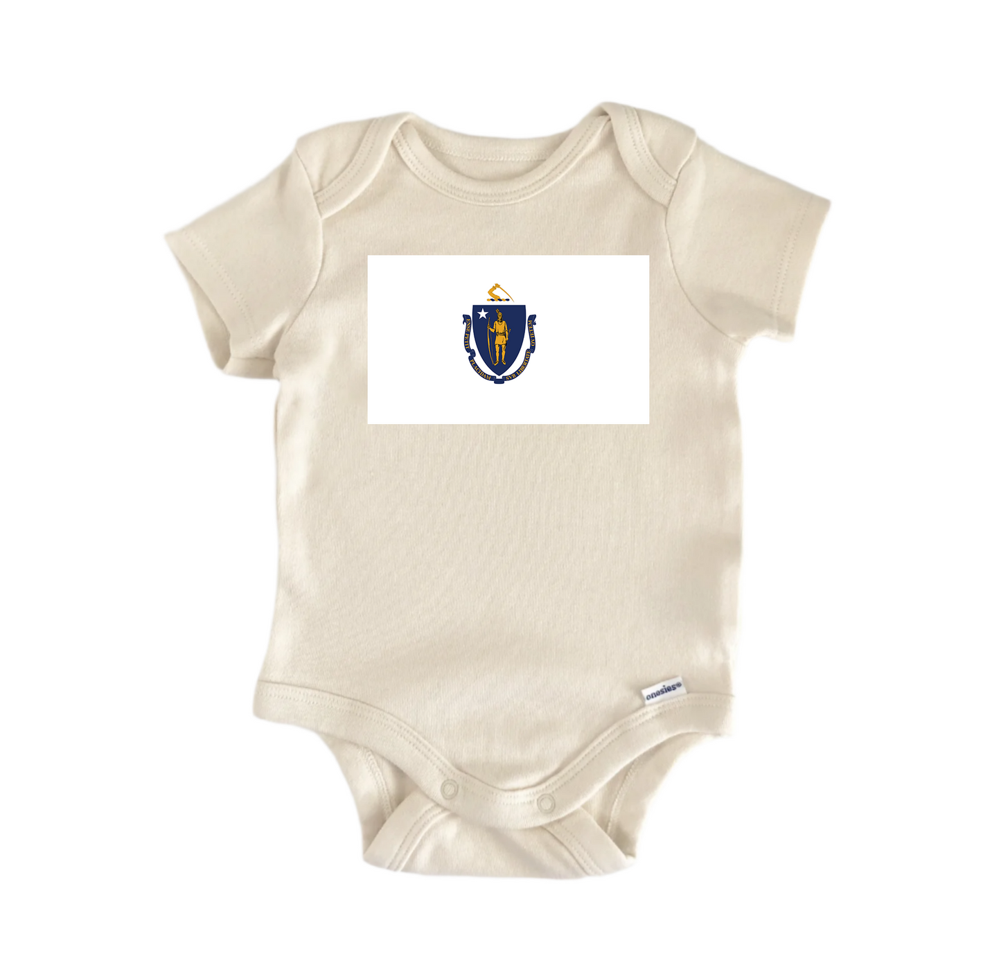 Massachusetts Newborn Baby Onesie® Bodysuit