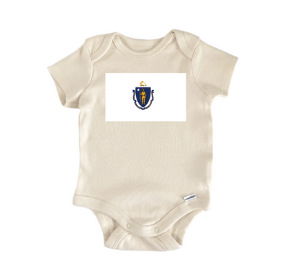 Massachusetts Newborn Baby Onesie® Bodysuit