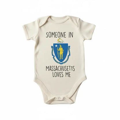 Massachusetts Newborn Baby Onesie® Bodysuit