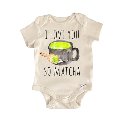 Matcha Green Tea Coffee Newborn Baby Onesie® Bodysuit