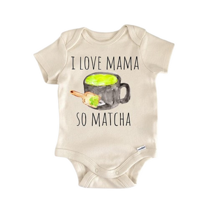 Matcha Tea Coffee Green Newborn Baby Onesie® Bodysuit GS1