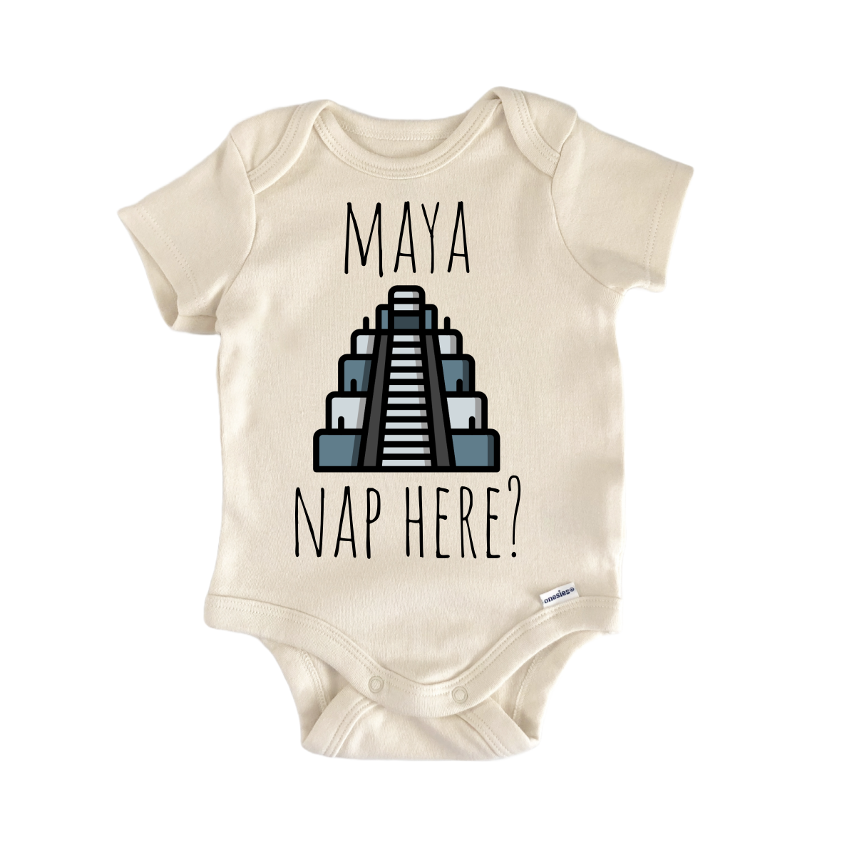 Maya Temple Central Newborn Baby Onesie® Bodysuit