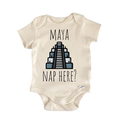 Maya Temple Central Newborn Baby Onesie® Bodysuit