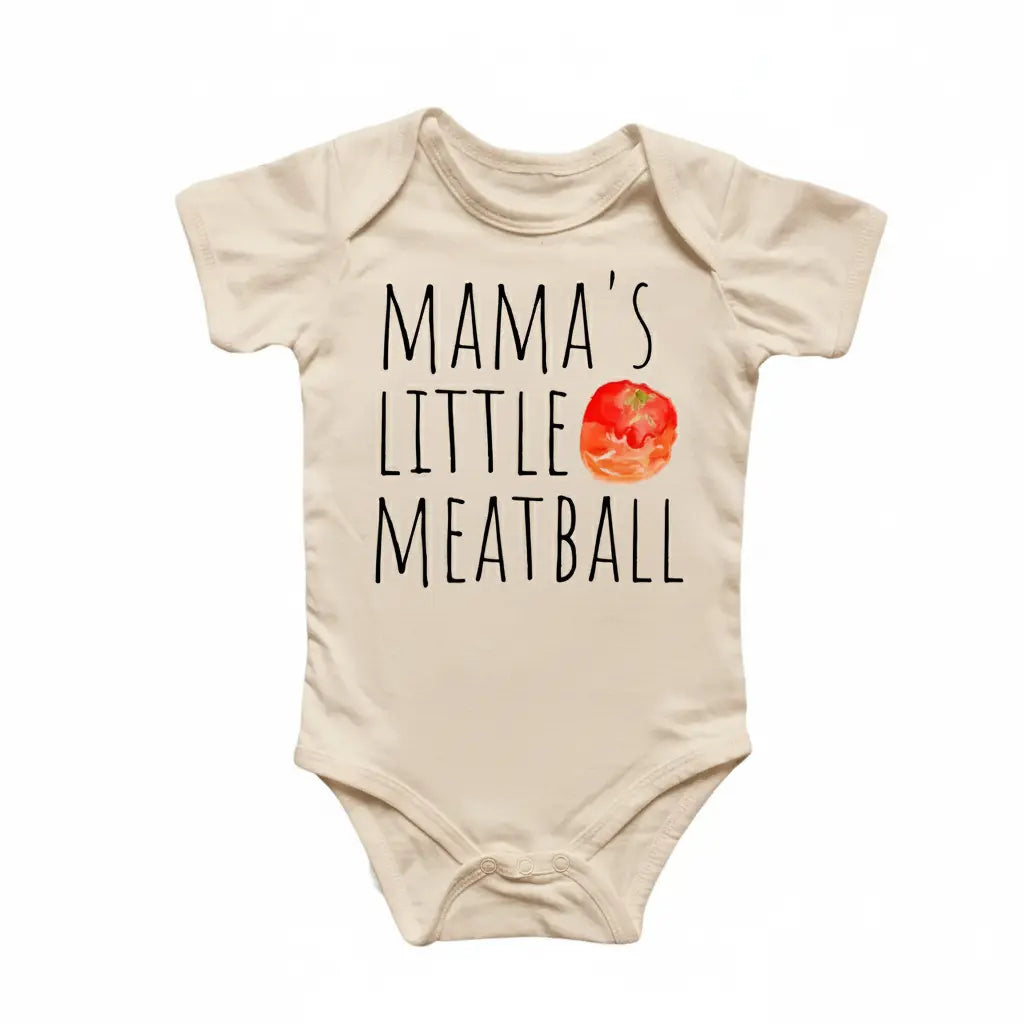 Meatball Italian Newborn Baby Onesie® Bodysuit
