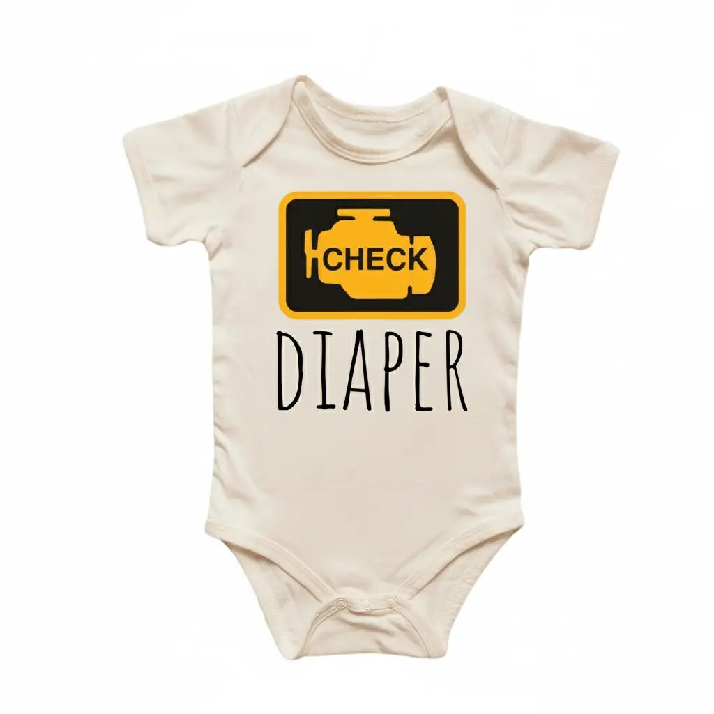 Mechanic Check Engine Newborn Baby Onesie® Bodysuit