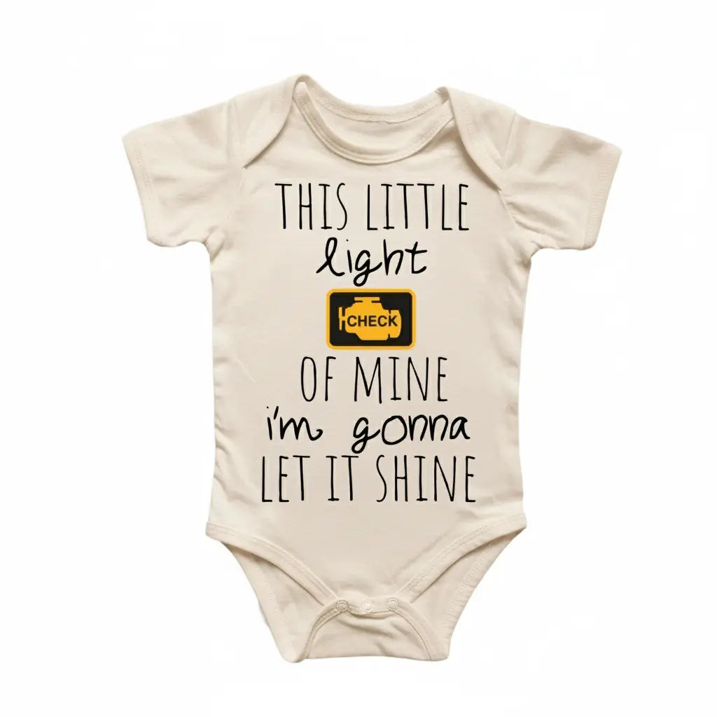 Mechanic Check Engine Newborn Baby Onesie® Bodysuit