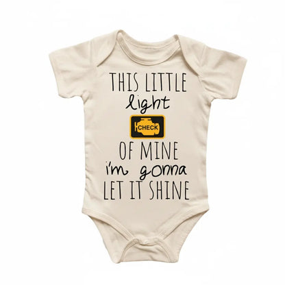 Mechanic Check Engine Newborn Baby Onesie® Bodysuit