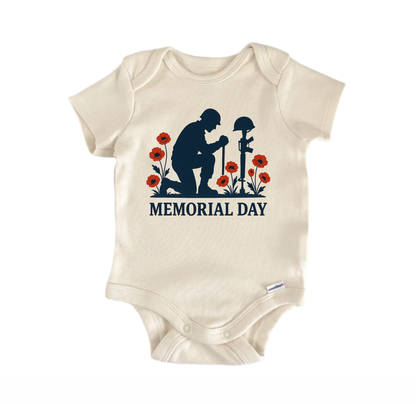 Memorial Day Soldier Newborn Baby Onesie® Bodysuit