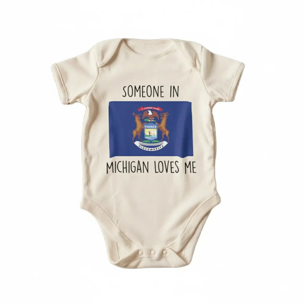 Michigan Newborn Baby Onesie® Bodysuit