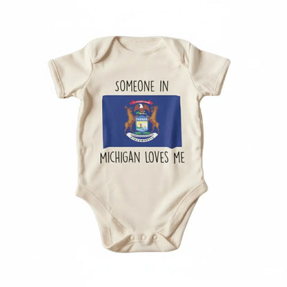 Michigan Newborn Baby Onesie® Bodysuit