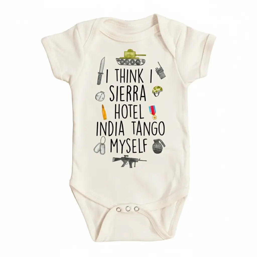 Military Poop Newborn Baby Onesie® Bodysuit GS1